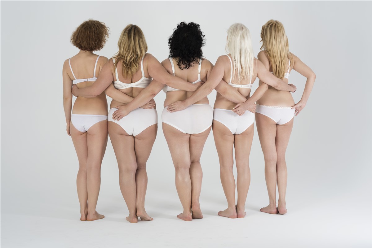 silhouettes en forme de poire chez les femmes