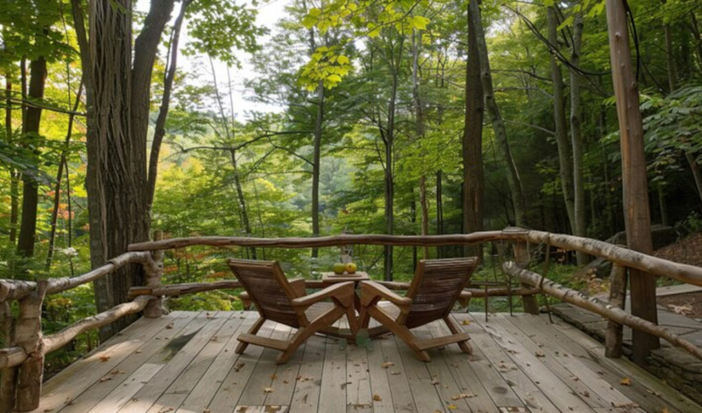 Balcon en Forêt