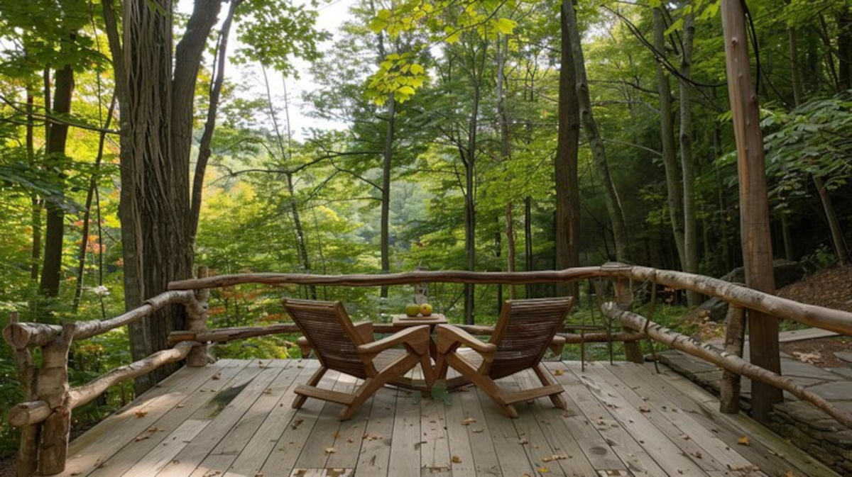 Balcon en Forêt
