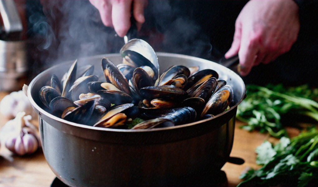 litres pour 1 kg de moules