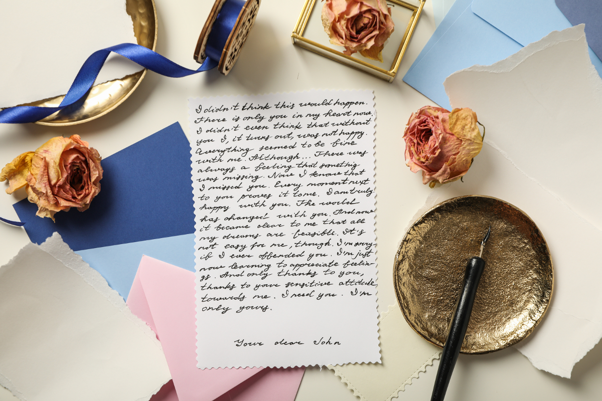 lettre émouvante