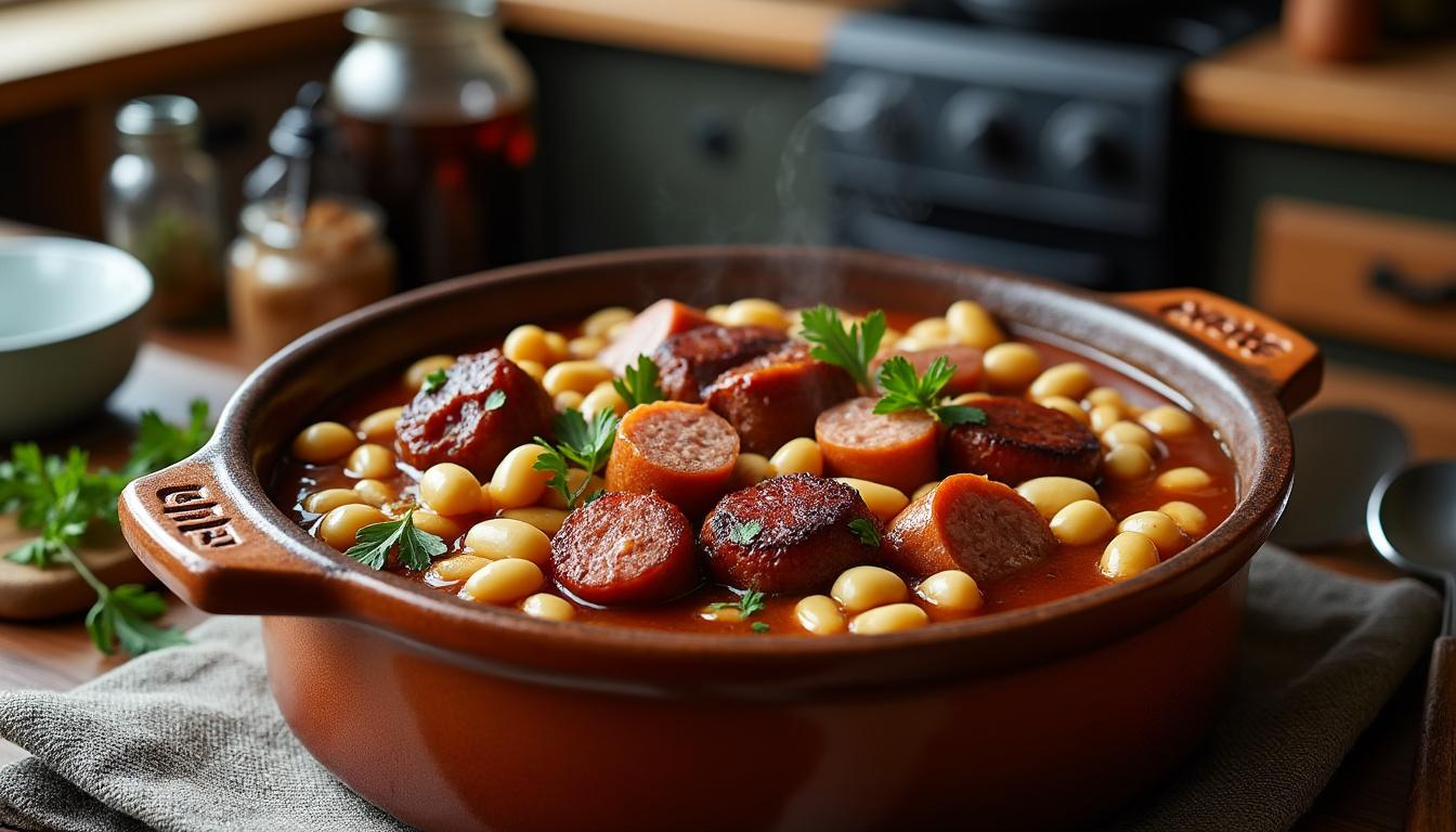 découvrez le cassoulet de castelnaudary en vente en ligne : une solution savoureuse et authentique pour des repas rapides et gourmands, livrée directement chez vous.