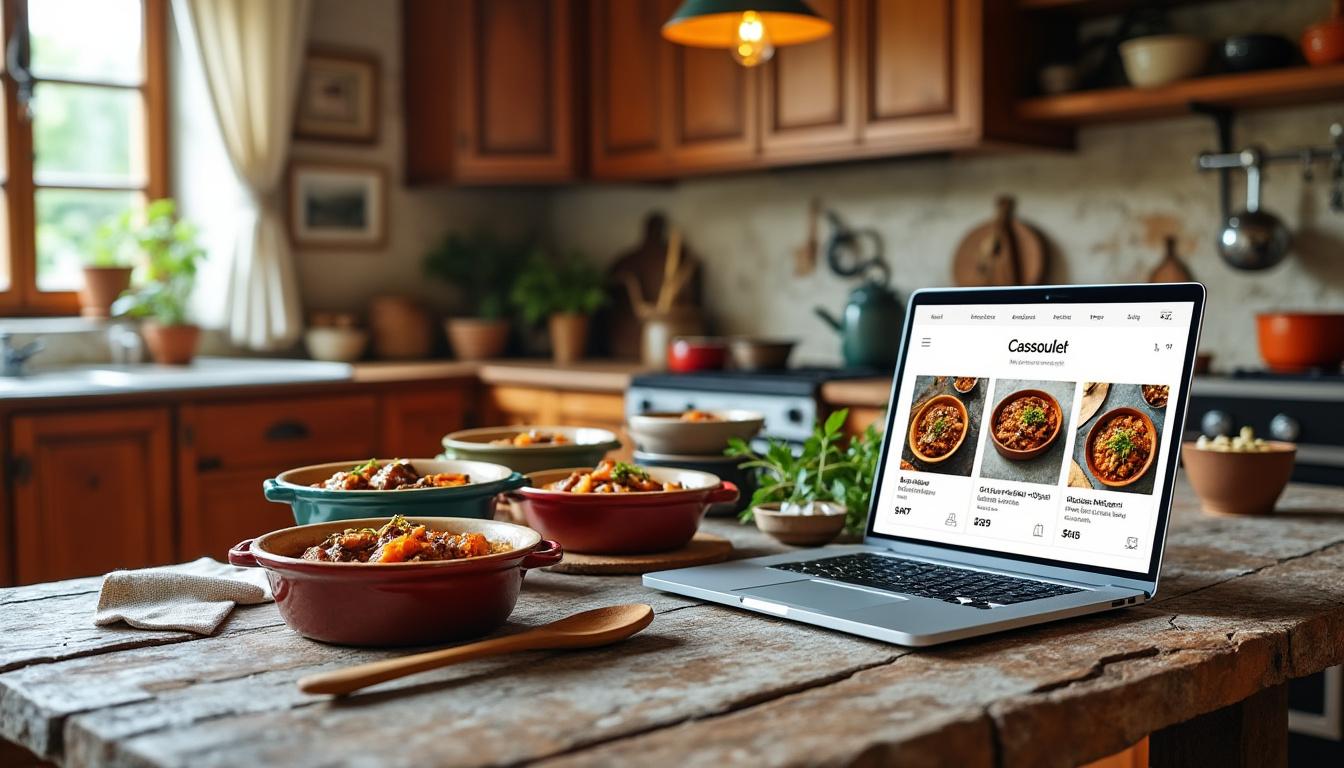 découvrez le cassoulet de castelnaudary en vente en ligne : la solution idéale pour des repas rapides, savoureux et authentiques directement chez vous !