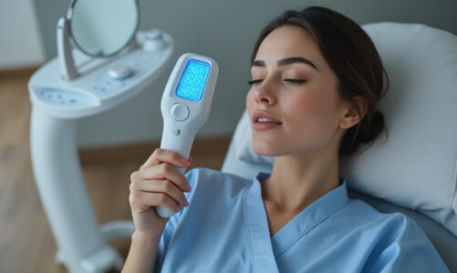 Luminothérapie et masseur lifting : la solution pour un double menton affiné ?
