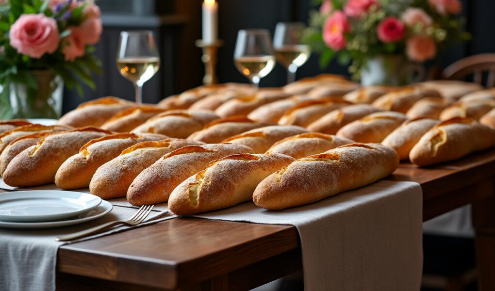 découvrez combien de baguettes prévoir pour un événement de 20 personnes et organisez votre réception sans stress grâce à nos conseils pratiques pour bien doser le pain.