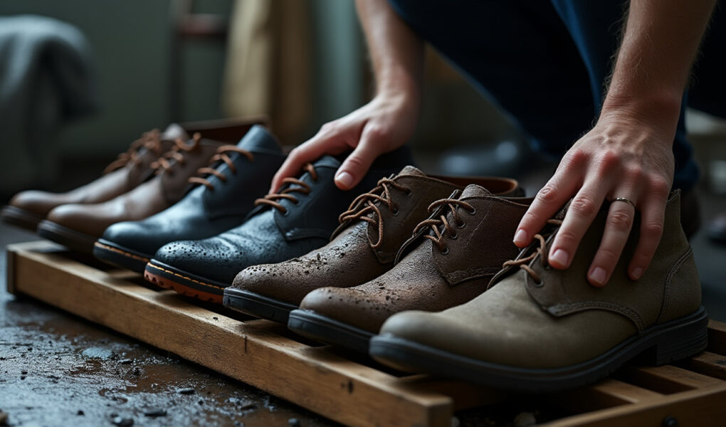 découvrez comment ranger vos chaussures mouillées sans risque de moisissure grâce à des astuces simples et efficaces. préservez vos chaussures et votre placard !