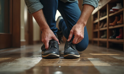 Ranger des chaussures mouillées sans créer de moisissure