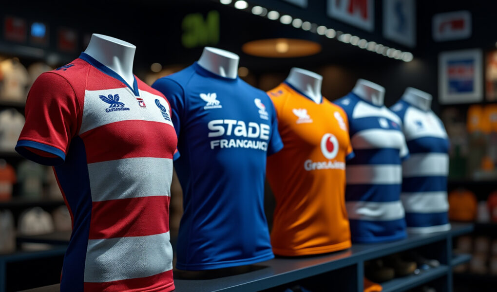 découvrez notre sélection des 5 maillots stade français les plus populaires avec sponsor cette année. des modèles incontournables pour tous les fans du club de rugby parisien !