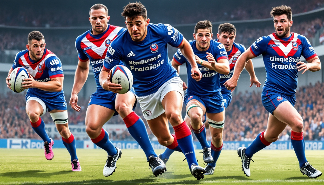 découvrez notre sélection des 5 maillots stade français avec sponsor les plus populaires de l'année : styles, designs et anecdotes pour les fans de rugby et de mode sportive.