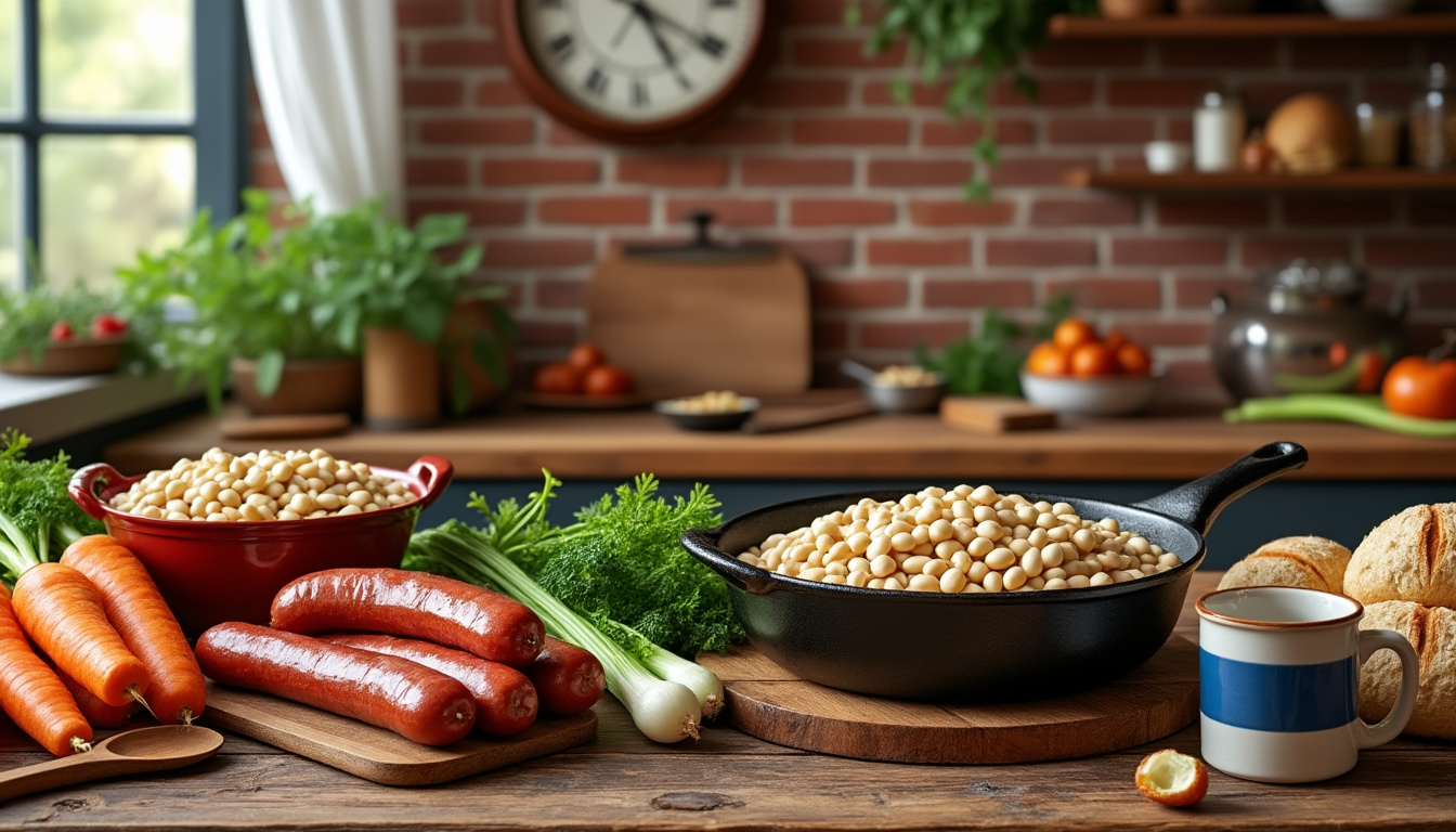 découvrez comment préparer un cassoulet rapide avec des haricots en boîte : une recette savoureuse et facile, parfaite pour les soirs où vous manquez de temps mais souhaitez un repas réconfortant.