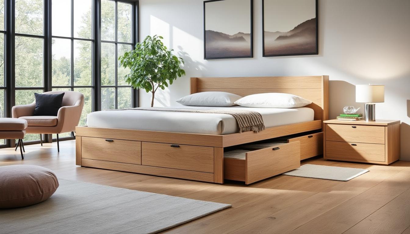découvrez les avantages d'un lit coffre en bois massif pour optimiser l'espace et apporter une touche naturelle et élégante à votre chambre.