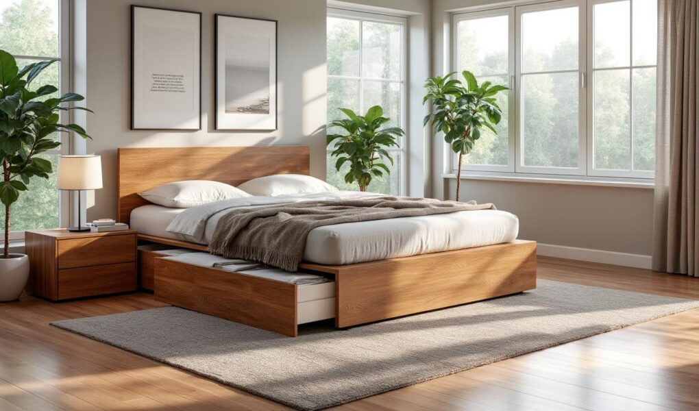 découvrez les avantages d'un lit coffre en bois massif, alliant esthétisme, durabilité et espace de rangement optimal pour une chambre parfaitement organisée.