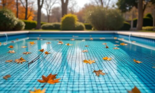 Les avantages d’utiliser un filet de piscine pour bâche d’hivernage efficace