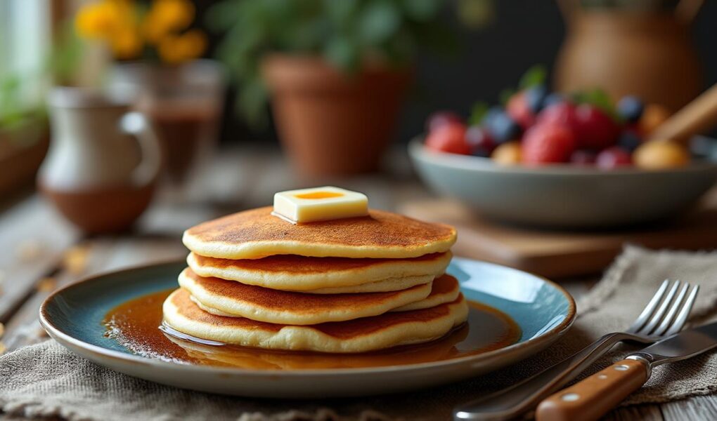 découvrez la recette authentique des pancakes de grand-mère, moelleux et délicieux à chaque bouchée, pour un petit-déjeuner gourmand et réconfortant.
