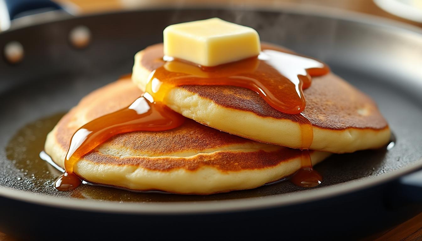 découvrez la recette authentique de pancakes de grand-mère, pour un moelleux irrésistible à chaque bouchée. parfait pour un petit déjeuner gourmand et chaleureux.