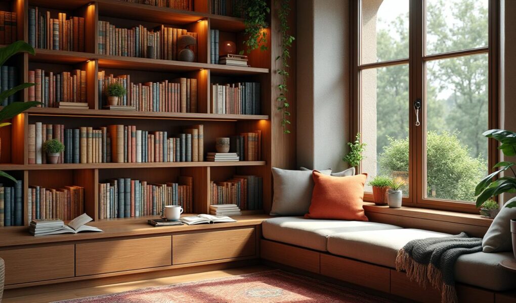 découvrez comment créer le book nook de vos rêves chez vous et transformez un coin de lecture en un espace magique et inspirant.