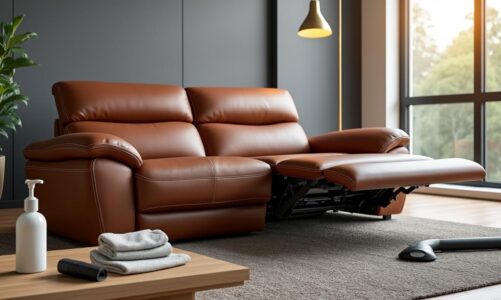 Conseils d’entretien pour votre canapé convertible cuir 2 places