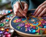 plongez dans l'univers fascinant des broderies diamant et exprimez votre créativité avec des designs éclatants et uniques.
