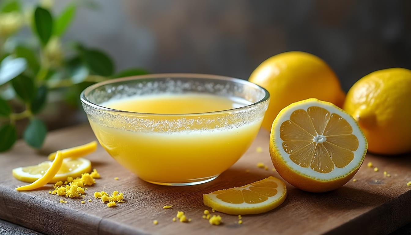 apprenez à préparer un glaçage au citron sans sucre glace, délicieux et facile à réaliser, pour sublimer vos desserts naturellement.