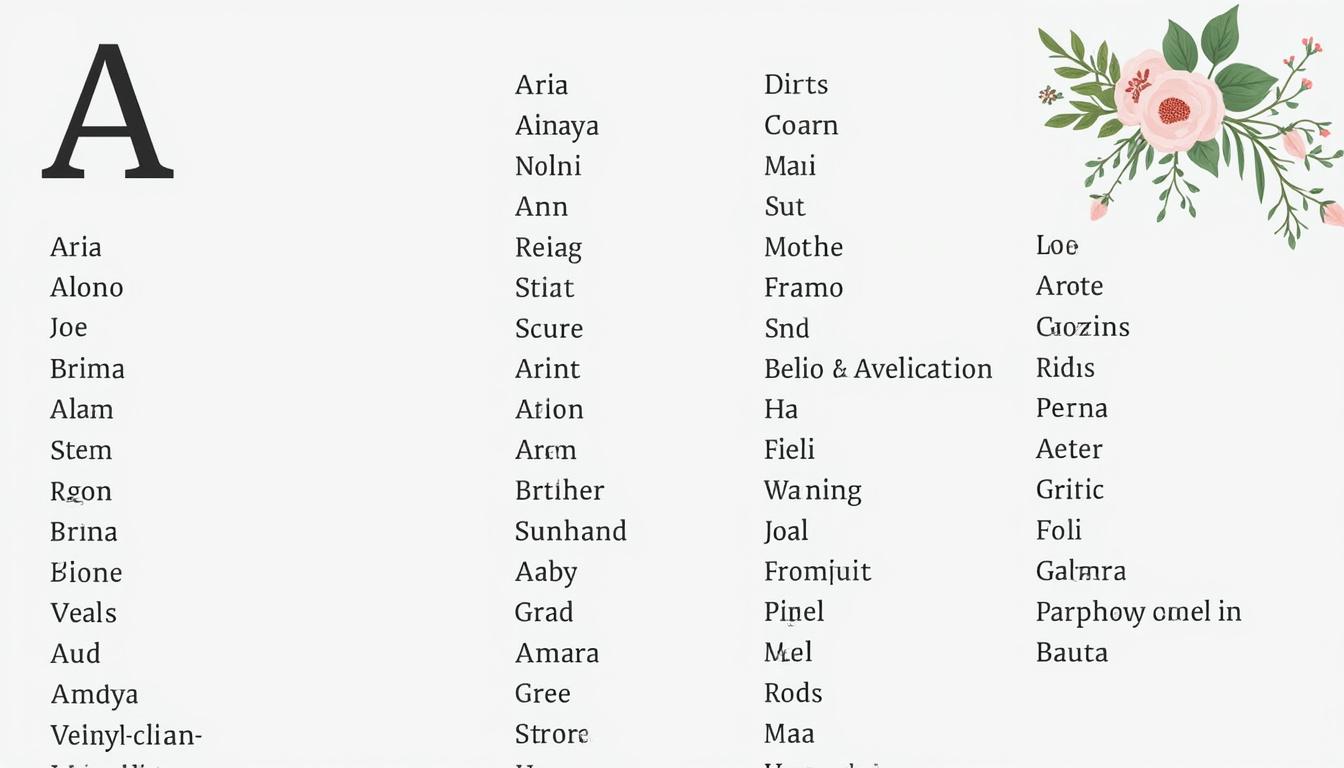 découvrez la meilleure liste de prénoms de fille commençant par a, idéale pour les futurs parents à la recherche d'inspiration unique et tendance.