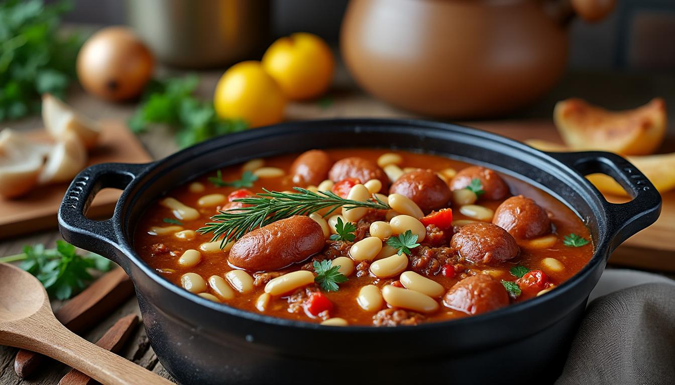 découvrez les conseils des grands chefs, y compris philippe etchebest, pour sublimer votre cassoulet et réussir ce plat traditionnel avec expertise et passion.