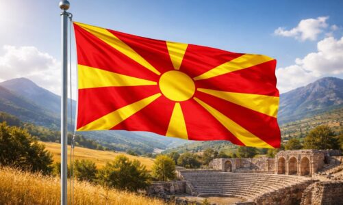 Drapeau macédonien : symbolique des couleurs et signification nationale