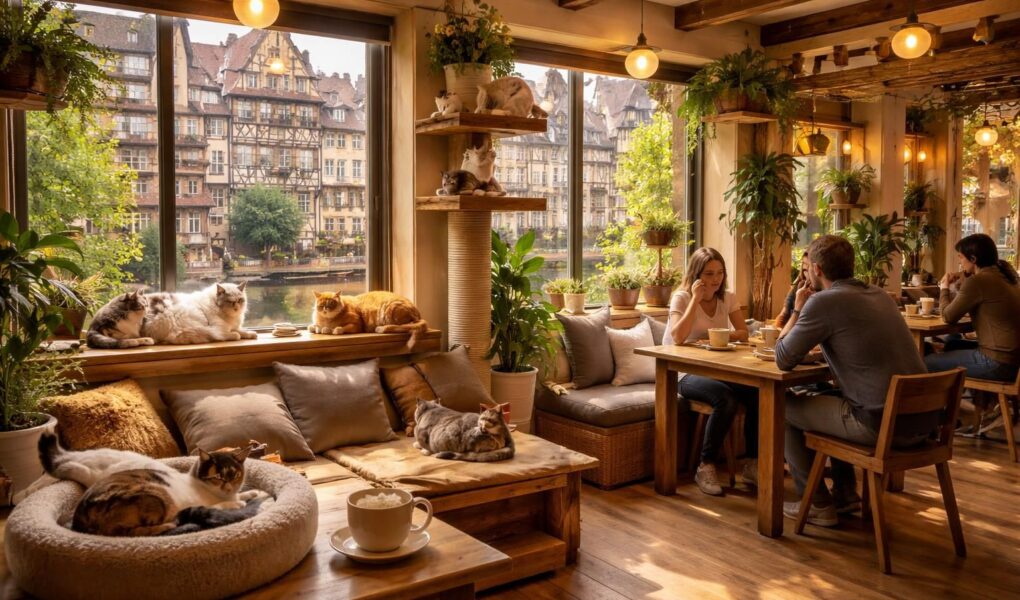 découvrez notre guide des meilleurs bars à chat à strasbourg pour passer un moment convivial entouré de félins adorables dans un cadre agréable.