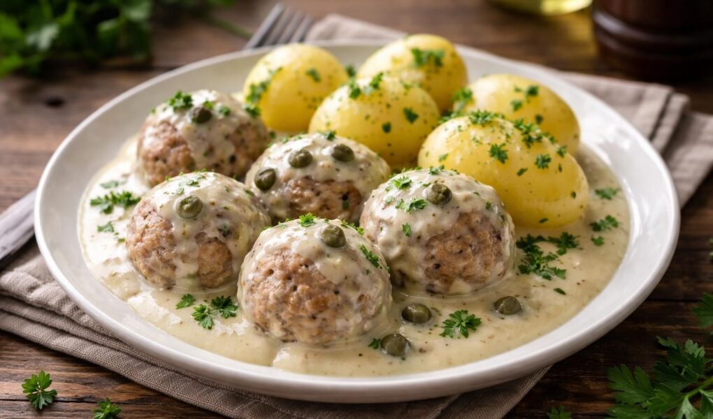 découvrez la recette authentique des königsberger klopse, ces boulettes de viande traditionnelles allemandes en sauce blanche aux câpres, un plat emblématique à savourer chez vous.