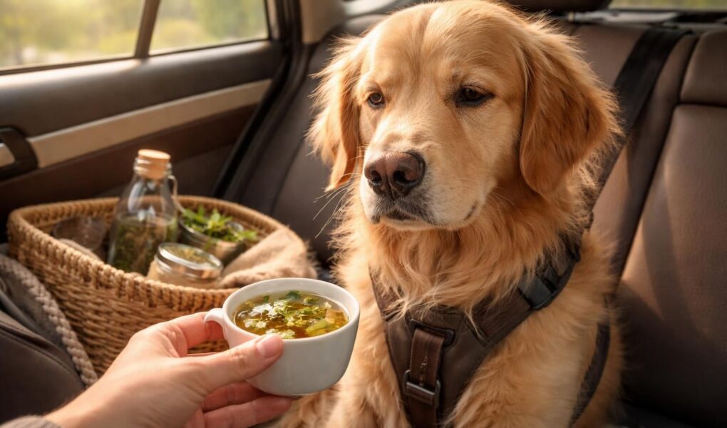 découvrez le remède de grand-mère pour calmer un chien malade en voiture, avec des bienfaits naturels et des conseils pratiques pour un voyage serein.