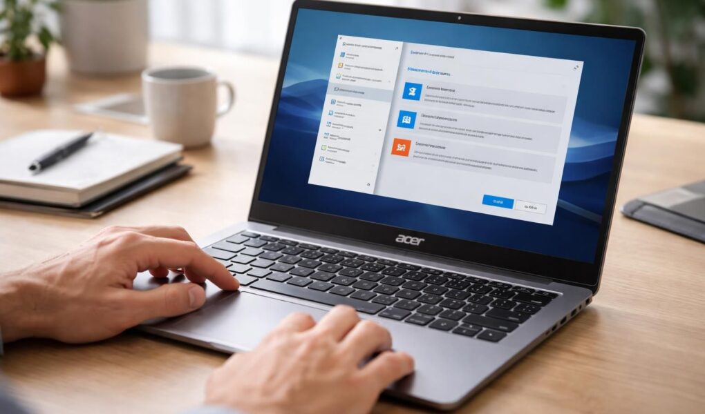 découvrez notre guide étape par étape pour réinitialiser facilement votre pc portable acer et retrouver des performances optimales en un rien de temps.