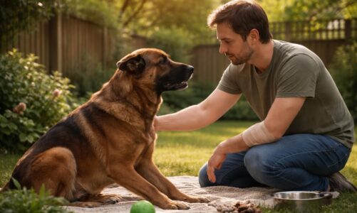 Astuces pour calmer un chien agressif après une morsure