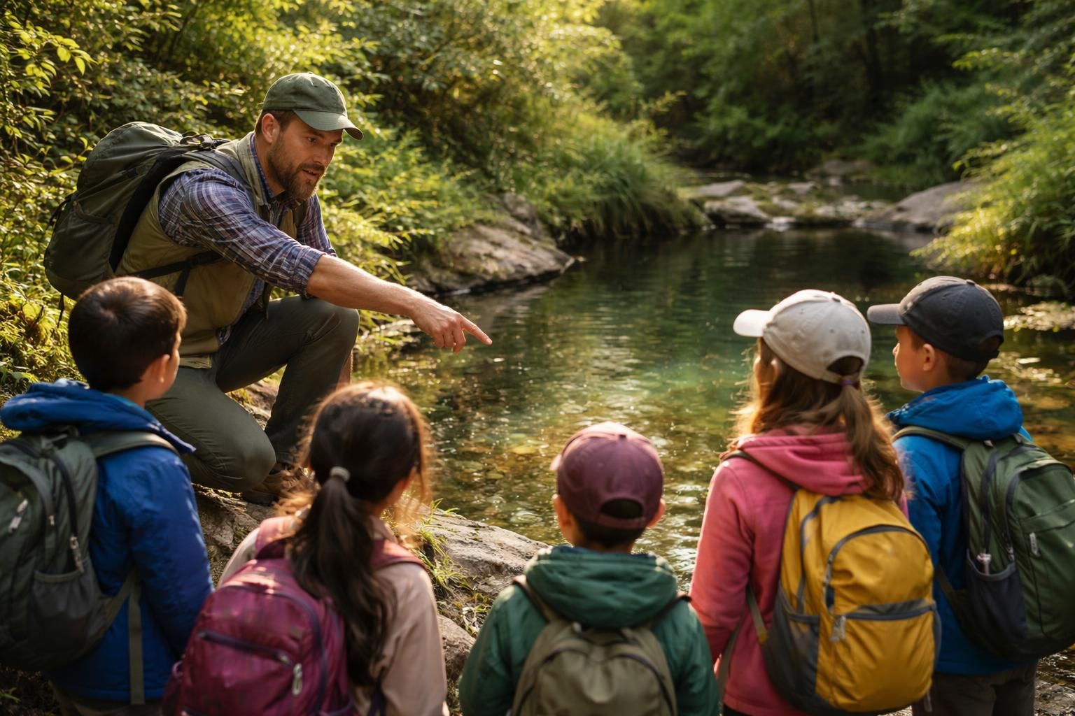 apprenez à vos enfants à reconnaître et éviter les dangers des trous d'eau pour garantir leur sécurité lors des activités en plein air.
