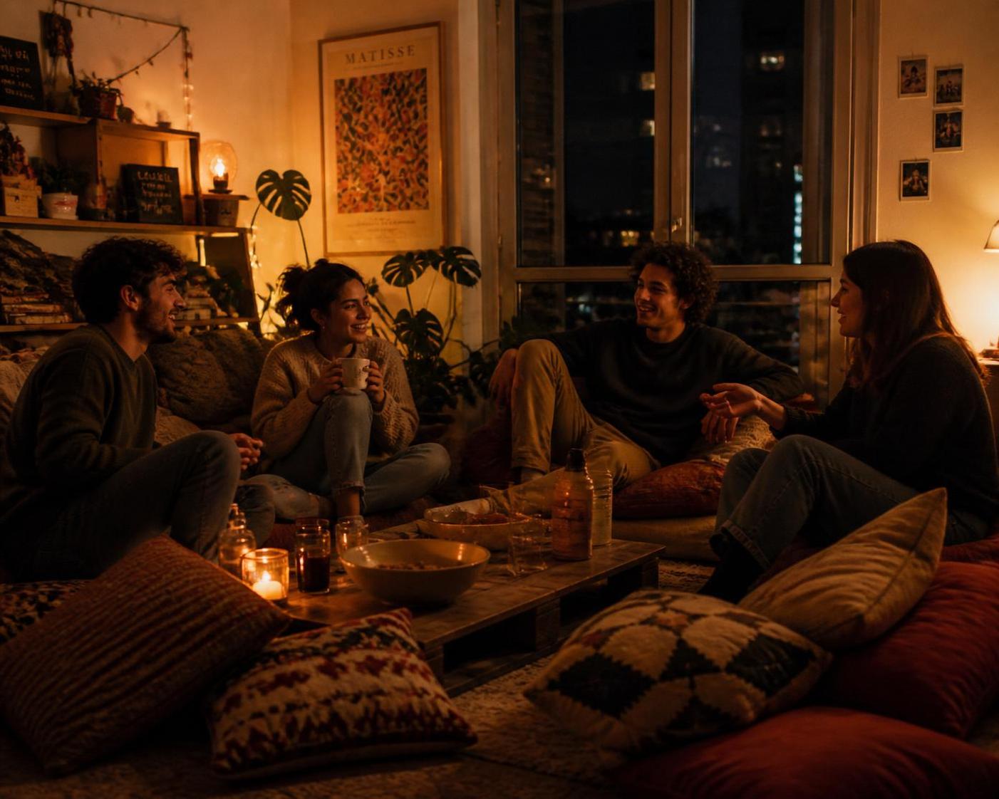 découvrez comment transformer votre appartement en un espace cosy et chaleureux, idéal pour une soirée chill réussie entre amis ou en famille.