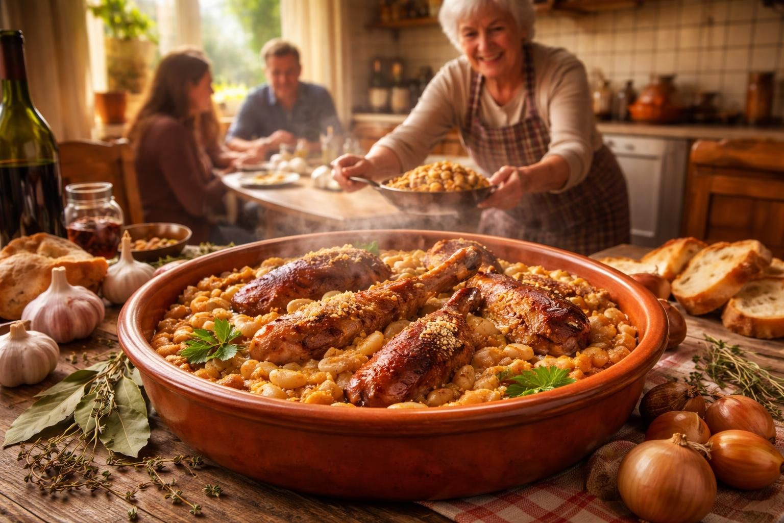 apprenez à préparer un cassoulet maison grâce à la recette de grand-mère traditionnelle pour régaler vos proches avec un plat savoureux et convivial.