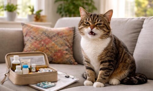 Le hoquet chez le chat : quand consulter un vétérinaire ?
