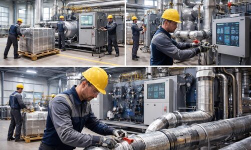 Les étapes essentielles de l&rsquo;installation d&rsquo;un chauffage industriel moderne