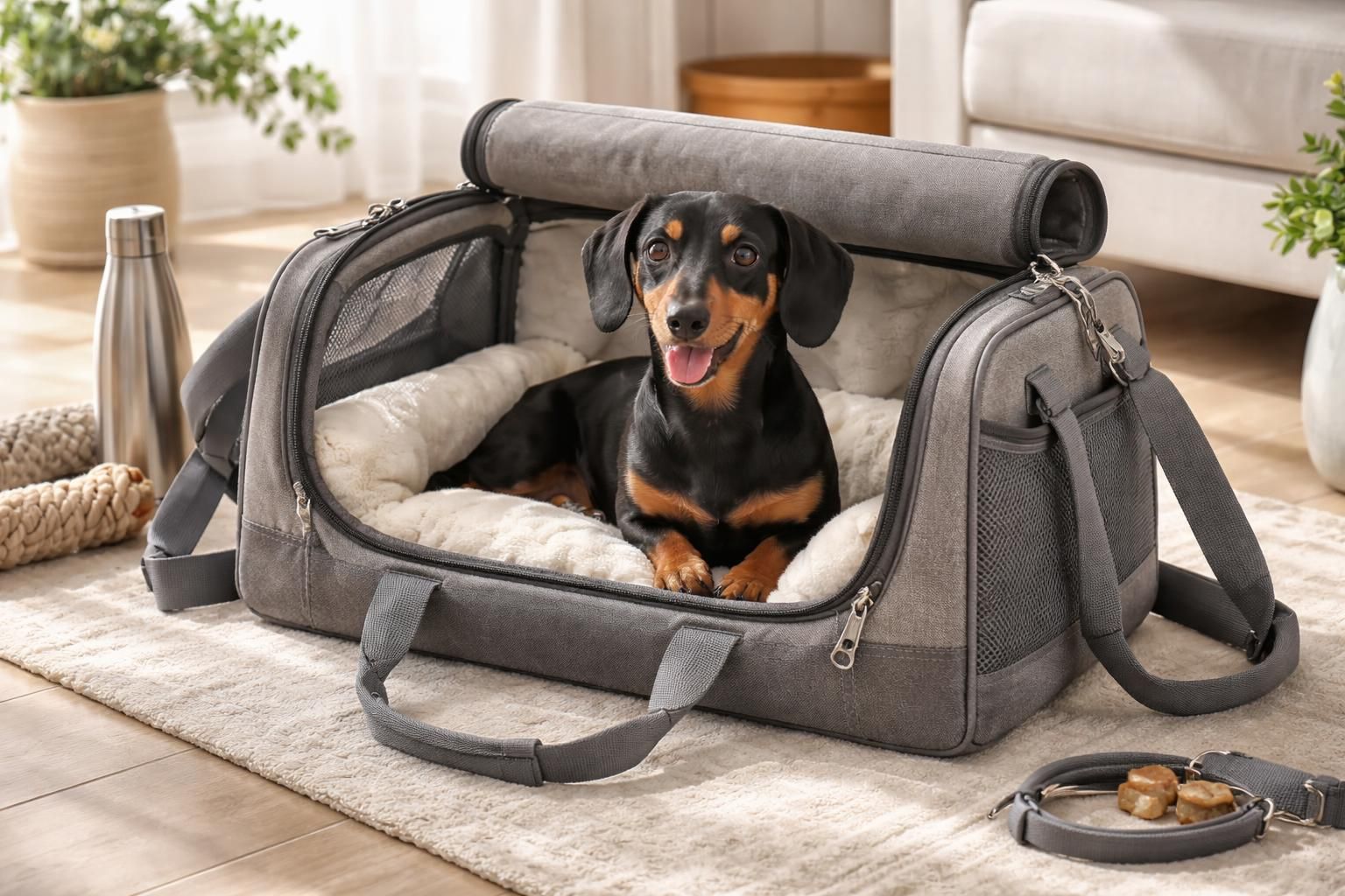 découvrez les critères essentiels pour choisir le sac de transport idéal pour votre teckel, alliant confort, sécurité et praticité.